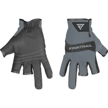 Rybářské oblečení FINNTRAIL Rukavice Finntrail Gloves Neosensor Grey - vel. M