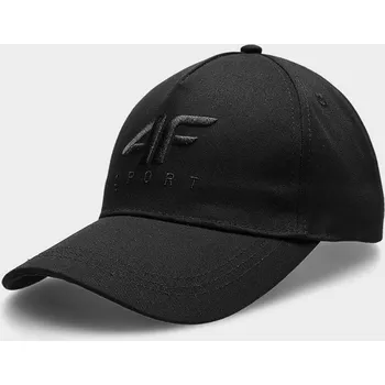 Kšiltovka 4F 4FSS23ACABM132 DEEP BLACK Kšiltovka US L