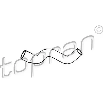 Autodíl Hadice chladiče, , 1343J3, TOPRAN, 721 448