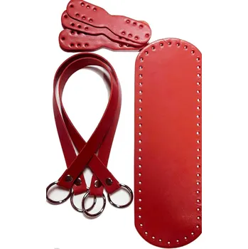 Polotovar na výrobu kabelky - červený (Polotovar na výrobu kabelky - červený)