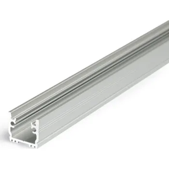 LED lišta Profil WIRELI FLOOR12 K/U stříbrný elox, 2m (metráž)