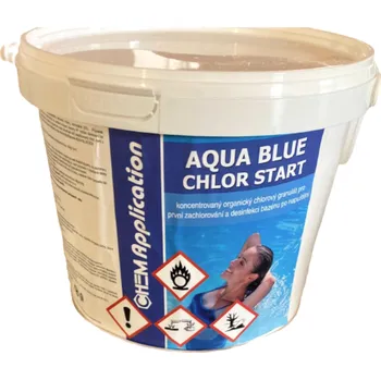 Bazénová chemie Aqua Blue Chlor Start - přípravek k rychlému zachlorování 3 kg