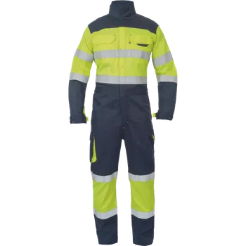 Jednorázový oděv ČERVA Kombinéza STROKE FR HV multinormní, žluto-navy, reflexní 0356002172004 XL Žlutá/navy