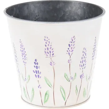 Květináč Plechový květináč Flowers 9,5x13 cm (135249 041 FZ1000400 obal plech)