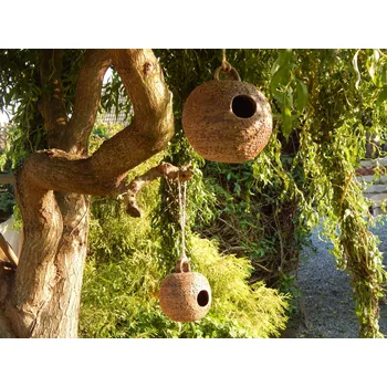 Zahradní dekorace Keramická budka kulatá