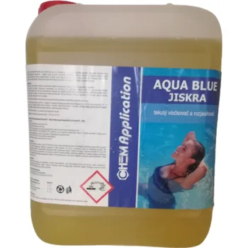 Bazénová chemie Aqua Blue Jiskra k vyvločkování nečistot a projasnění vody 5 l