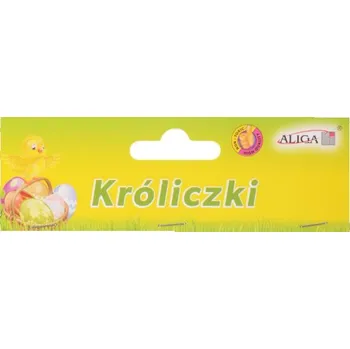 Velikonoční dekorace Závěs Zajíček 5cm, 3ks bílý s mrkvičkou