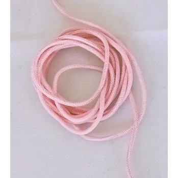 Metráž guma textilní kulatá 3 mm starorůžová | RTex