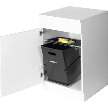 Odpadkový koš Müllex Single 35, Odpadkový koš s otočnou technologii, černý