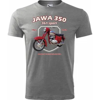 Pánské tričko STRIKER Tričko jawa 350/361 sport Barva: Šedá, Velikost: S