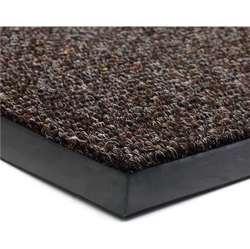 Rohožka Tmavě hnědá textilní zátěžová čistící rohož Catrine - 200x100x1,35cm 77222109