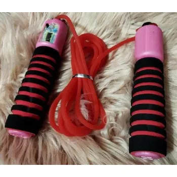 Hračka pro nejmenší Švihadlo s počítadlem - růžové