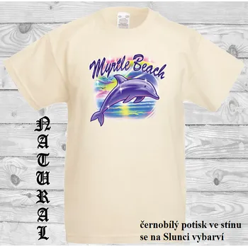 detske-levne-bavlnene-tricko-potisk-delfinek Barva: Natural - přírodní, velikost: 128