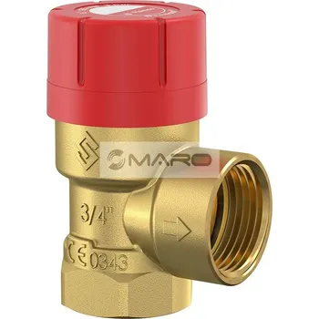 Flamco Ventil pojistný Prescor pro topení a chlazení 1" x 5/4", 2,5 bar, do 200 kW, 27044