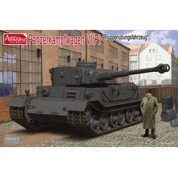 Plastikový model Amusing Hobby 1/35 Pz.Kpfwg.VI Tiger(P) Truppenübfahrzeug