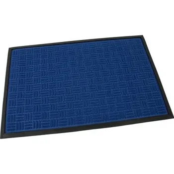 Rohožka Modrá textilní gumová čistící rohož FLOMA Criss Cross - 60x90x0,8cm 89897058