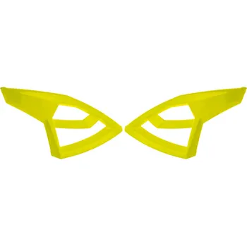 Helma na motorku Čelní kryty vrchní ventilace pro přilby cross pro 2, cassida (žlutá fluo)