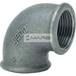 GEBO Koleno černé 90° č.90 FF 1", 90-6S