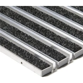 Rohožka Hliníková textilní čistící vnitřní kartáčová rohož Alu Extra - 80x120x1,7cm 80001371