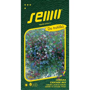 Semeno SEMO Lobelka převislá Cascade směs barev 0,25 g
