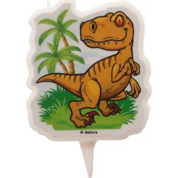 Dortová svíčka Dekora Dekora dortová svíčka - Dinosaurus - 2D