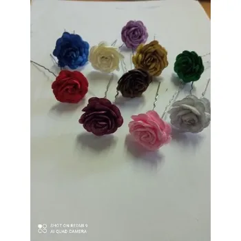 Ozdoba do vlasů Vlásenka kytička mix barev 1 ks - Vlásenka růžová