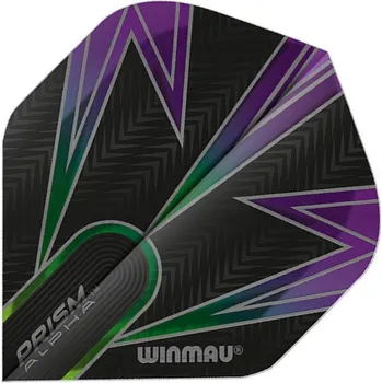 Příslušenství pro šipky Letky Winmau Prism Alpha Black & Purple 116
