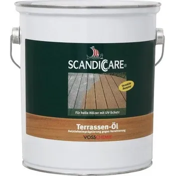 Lak na dřevo SCANDICCARE TERRASSEN-OL 1L FARBL