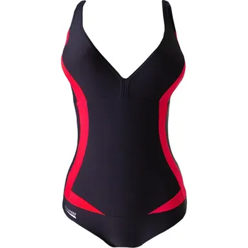 Dámské plavky Aqua-Speed Greta černé/červené 44