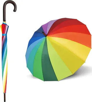 Deštník Doppler London Rainbow holový duhový deštník
