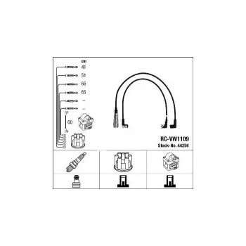 Zapalovací kabel Sada kabelů pro zapalování NGK RC-VW1109