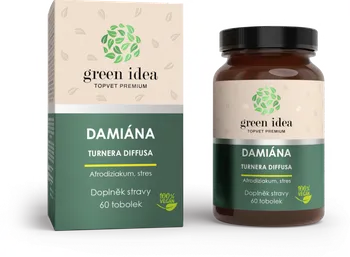 Přírodní produkt Topvet Damiána Green Idea 60 tbl.