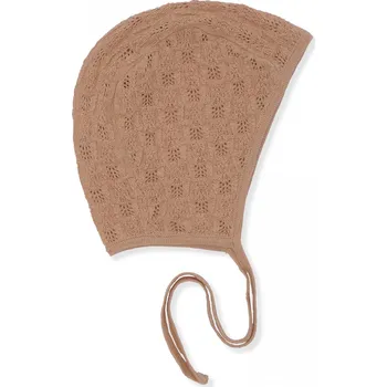 Kojenecká čepice Konges Slojd Konges Sløjd Novorozenecká háčkovaná čepička Cypress Baby Helmet Brush Velikost: 0-3m