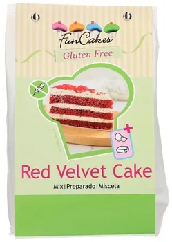 Funcakes Bezlepková směs na dorty Red Velvet 400 g