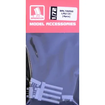 Plastikový model Brengun 1/72 LAU131 - US rocket containers (4 pcs.)
