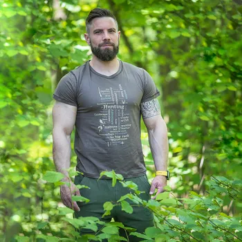 Pánské tričko TERMOVEL Pánské tričko KRR Hunting Words VELIKOST: 2XL