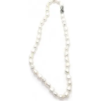 Náhrdelník Náhrdelník 45cm zap. PERLY ŘÍČNÍ BÍLÉ SKHO_PB