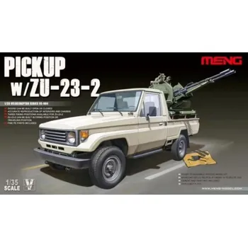 Plastikový model Meng 1/35 Pickup w/ZU-23-2