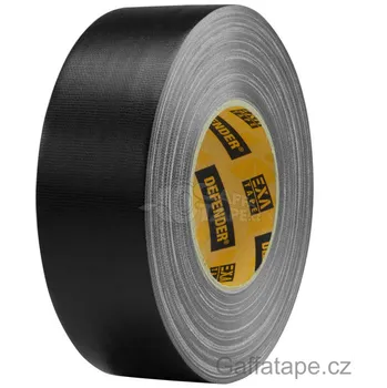 Lepicí páska Gaffa tape - DEFENDER® černá polomatná ,EXA-TAPE® bez ERGO jádra