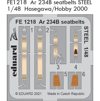 Plastikový model Eduard 1/48 Ar 234B seatbelts STEEL (HASEGAWA/HOBBY 2000)