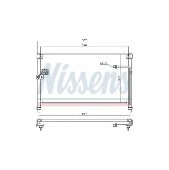 Chladič motoru Chladič klimatizace NISSENS 94294