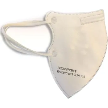 respirátor Royax Respirátor FFP2 bílý M, 5 ks