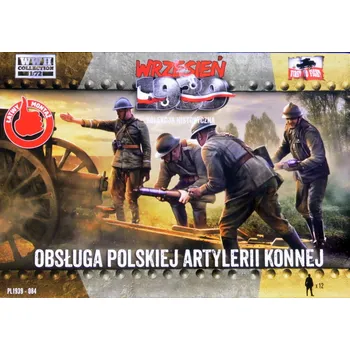Plastikový model First To Fight 1/72 Polish horse artillery service (12 fig.)