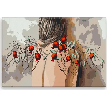 Dětské zboží Malování podle čísel - Tajně okřídlená - 60x40 cm, bez dřevěného rámu - CZ výroba