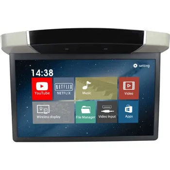 Monitor do auta Stropní LCD monitor 15,6" šedý s OS. Android