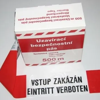 Zakrývací fólie na malování PÁSKA SUPER 500M VSTUP ZAKÁZÁN 400106