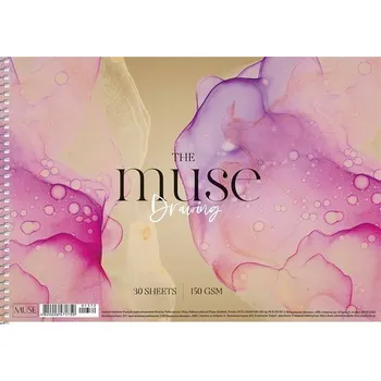 Výtvarný papír Skicák, náčrtník Shkolyaryk Drawing Muse, A4, 50 listů, 150g