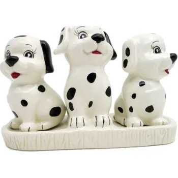 Home Elements Solnička a pepřenka s podtáckem dalmatin Kořenka Home Elements Solnička a pepřenka s podtáckem dalmatin