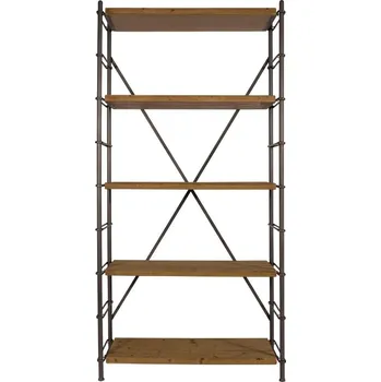 regál Hnědý regál DUTCHBONE Iron 200 x 100 cm