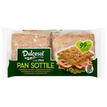 Trvanlivě pečivo Dulcesol Pan Sottile Cereální toasty 310 g